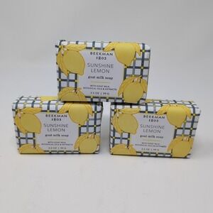 Beekman 1802 Honey & Orange Blossom (3x) Goat Milk Soap w/ Shea Butter 3.5oz Bar
